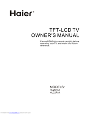 Haier HL26R-A Owner's Manual