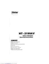 Haier HT-2199AV Operating Instructions Manual