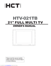 HCT 21F9D-P Owner's Manual