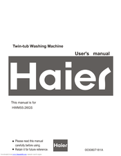 Haier HWM55-26GS User Manual
