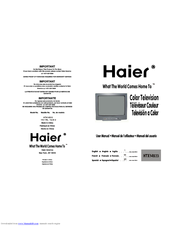 Haier CTV1418 User Manual