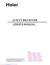 Haier L22T1WW User Manual