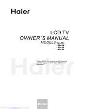 Haier L37A5A Owner's Manual