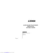 Haier L32A6A Operating Instructions Manual