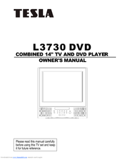 Tesla L3730 DVD Owner's Manual
