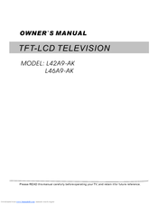 Haier L46A9-AK Owner's Manual