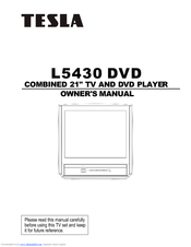Tesla L5423 DVD Owner's Manual