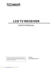 Technika LCD19HDID-407W User Manual