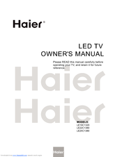 Haier LE22C1380a Owner's Manual