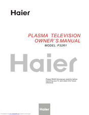 Haier P32R1 Owner's Manual