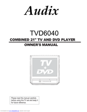 Audix TVD6040 Owner's Manual