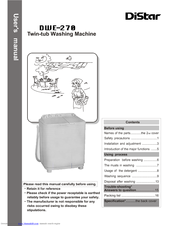 Haier DWE-270 User Manual