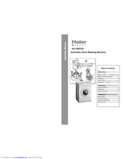 Haier HL1200TXV Operation Manual