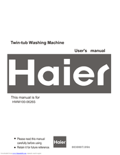 Haier HWM100-0626S User Manual