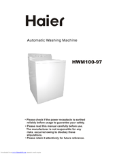 Haier HWM100-97 User Manual