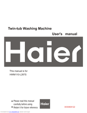 Haier HWM110-L287S User Manual
