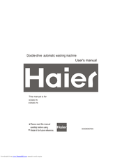 Haier XQS60-78 User Manual