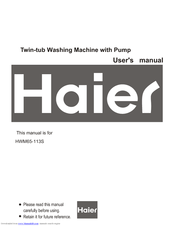 Haier HWM65-113S User Manual