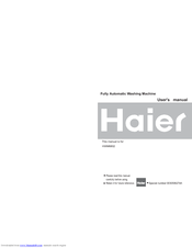 Haier HWM6802 User Manual