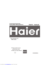 Haier HWM90-D0658 User Manual