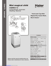 Haier JW-Z23A User Manual