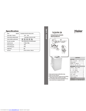Haier HWM50-28HK User Manual
