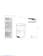 Hamilton Beach BrewStation 47665 User Manual