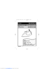 Hamilton Beach 14885 - Electronic Control Nonstick Iron User Manual