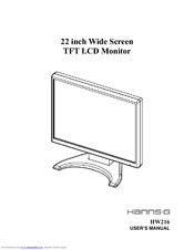 Hanns.G HW216 User Manual