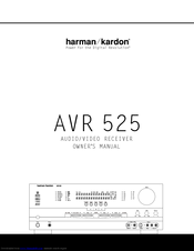Harman kardon AVR 525 Manuals | ManualsLib