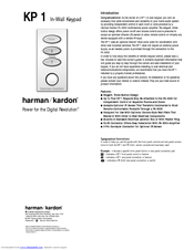 Harman Kardon KP 1 Owner's Manual