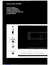 Harman Kardon HK300XM Owner's Manual