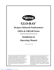 Hatco GR2A-60D Installation & Operating Manual
