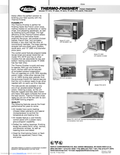 Hatco Thermo-Finisher TFW-461R Specification Sheet