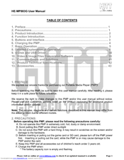 Hi-Tech HE-MP883G User Manual