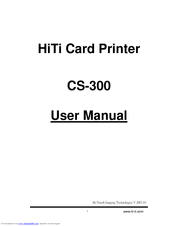Hi-Touch Imaging Technologies CS-300 User Manual