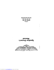 Hifonics W-104 Owner's Manual