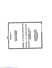Hifonics Triton Owners & Installation Manual