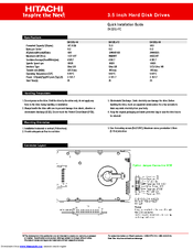 Hitachi DK32EJ Quick Installation Manual