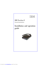 IBM Travelstar 8E Installation And Operation Manual
