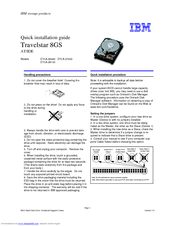 IBM DYLA-27900 Quick Installation Manual