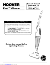 Hoover Legacy Supreme S2200 Owner's Manual