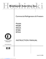 Hoshizaki RF55A Instruction Manual