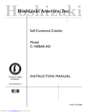 Hoshizaki C-100BAE-AD Instruction Manual