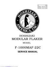 Hoshizaki F-1000MAF-22C Service Manual