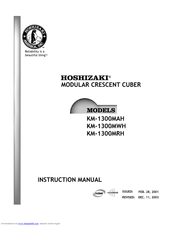 Hoshizaki KM-1300MWH Instruction Manual