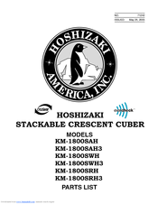 Hoshizaki KM-1800SWH Parts List