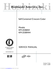 Hoshizaki KM-255BAH Service Manual