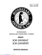 Hoshizaki KM-280MAF Service Manual
