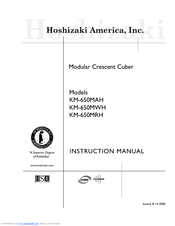 Hoshizaki Km 650mah Manuals Manualslib